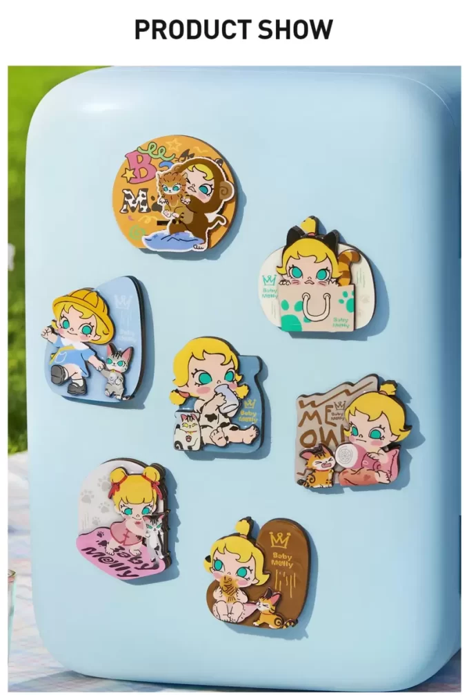 Baby Molly & Baby Tabby Series-Fridge Magnet Blind Box