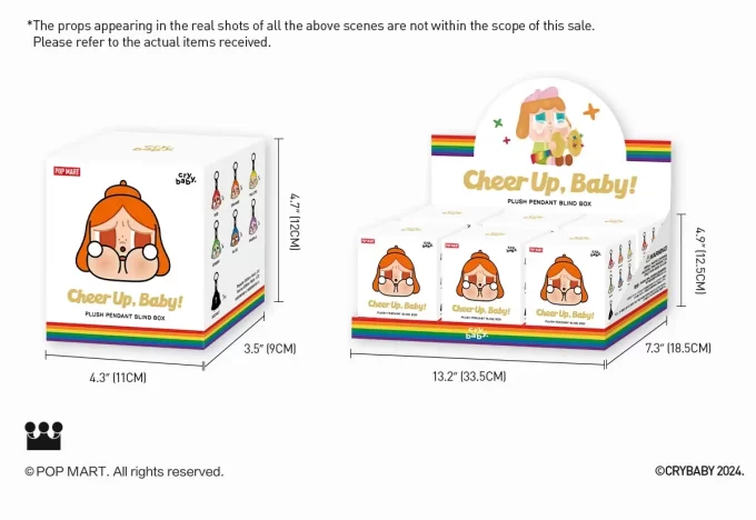 CRYBABY CHEER UP, BABY! SERIES-Plush Pendant Blind Box
