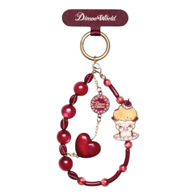Dimoo Crush on Coffee Phone Charm “Caramel Hug”