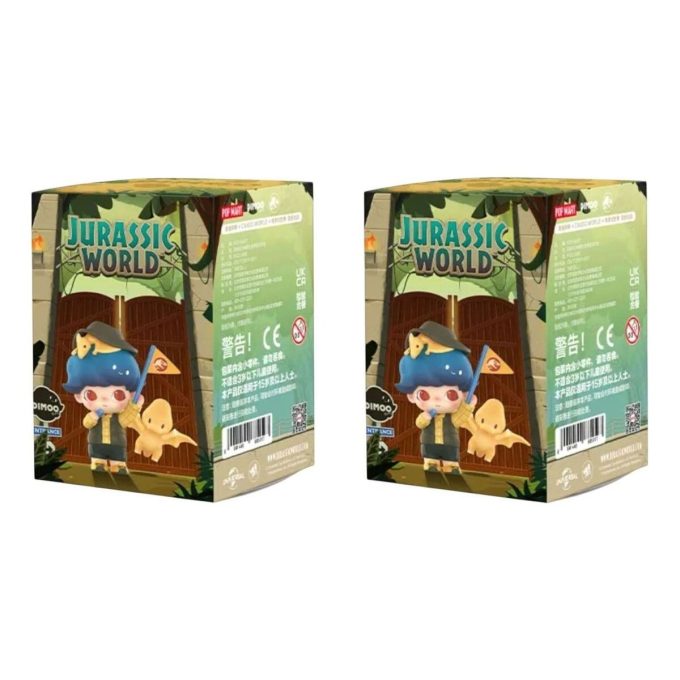 Dimoo Jurassic World Figures Sealed Case (2 Blind Boxes)