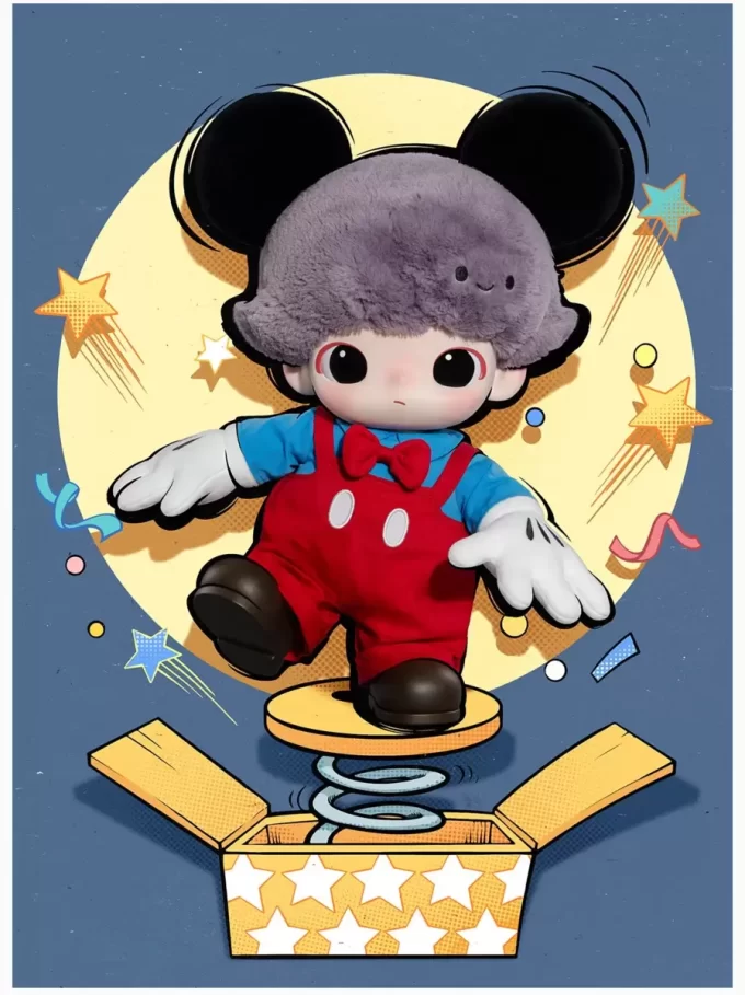DIMOO WORLD × DISNEY Series-Mickey Vinyl Plush Bag