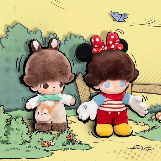 DIMOO WORLD × DISNEY Series-Vinyl Plush Keychain Blind Box DIMOO WORLD × DISNEY Series-Vinyl Plush Keychain Blind Box