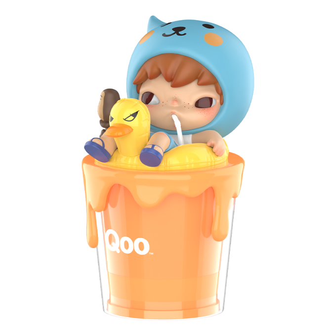 Hirono x Qoo Drink Finish Makes Your Face Pink Figure