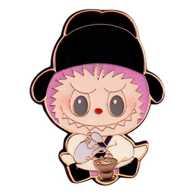 Labubu Let”s Have Fun Together Badge “Whisking Tea”