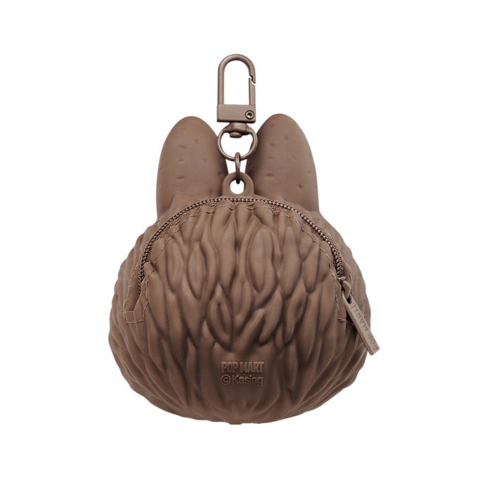 Labubu Originals Brown Silicone Earphone Bag