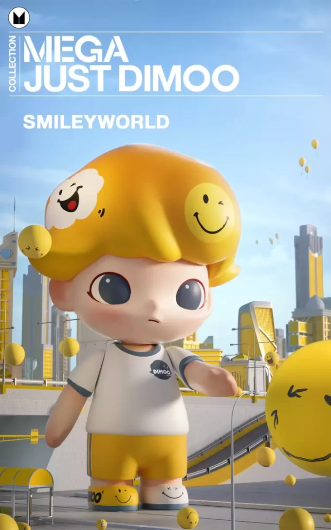 MEGA COLLECTION 1000% JUST DIMOO × SmileyWorld