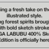 MEGA LABUBU 400% Sketch