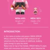 MEGA SPACE MOLLY 400%+100% THE POWERPUFF GIRLS-Blossom