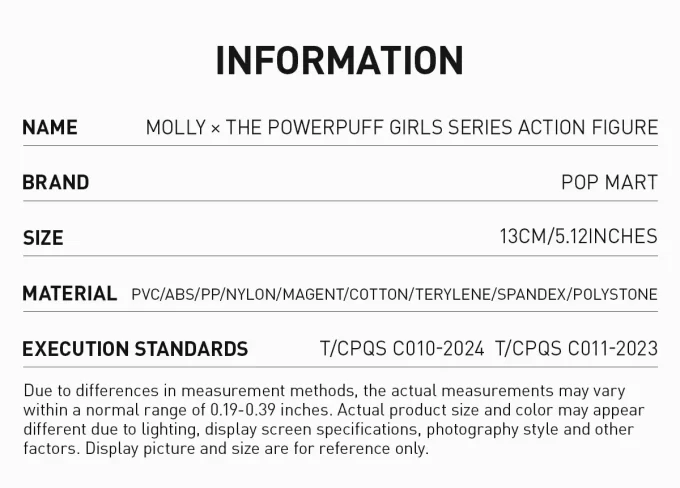 MOLLY × The Powerpuff Girls Series Action Figure