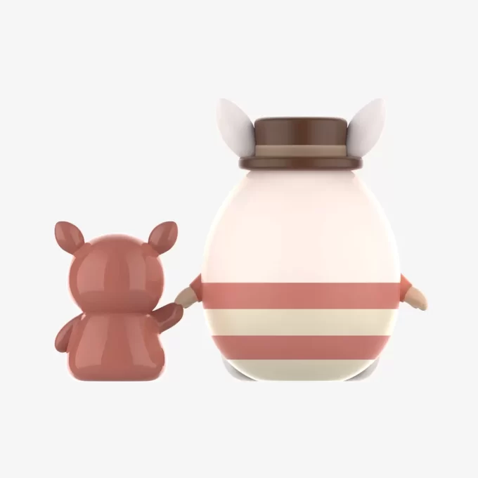 PUCKY Egg Bunny Figure