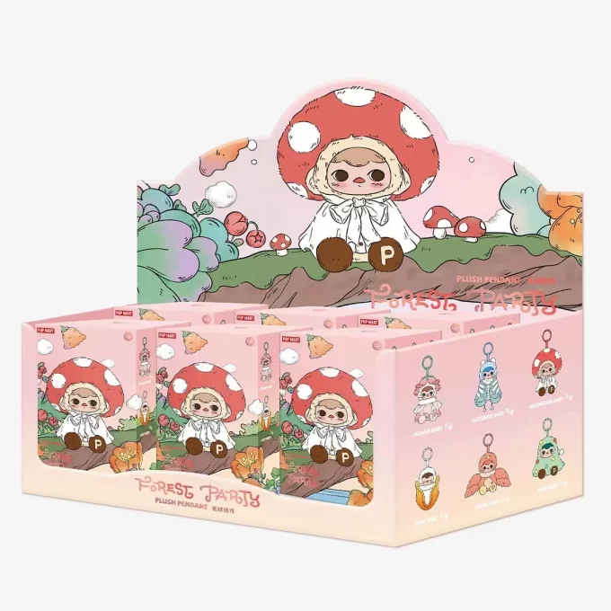 PUCKY Forest Party Series-Vinyl Plush Pendant Blind Box PUCKY Forest Party Series-Vinyl Plush Pendant Blind Box