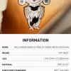 SKULLPANDA Image Of Reality Series-Metal Keychain