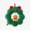 SKULLPANDA Tell Me What You Want Series Plush Wreath Pendant