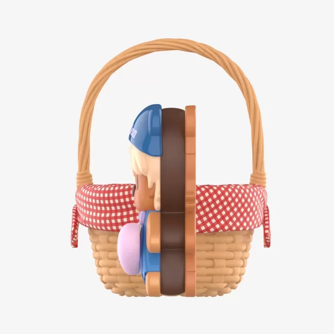 Sweet Bean Cookie Basket Figurine