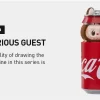 THE MONSTERS COCA-COLA SERIES-Vinyl Face Blind Box