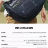 THE MONSTERS FALL IN WILD SERIES-Denim Messenger Bag