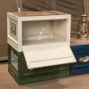 THE MONSTERS Home Of The Elves Series-Storage Box(White & Green & Blue)