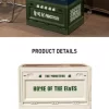THE MONSTERS Home Of The Elves Series-Storage Box(White & Green & Blue)