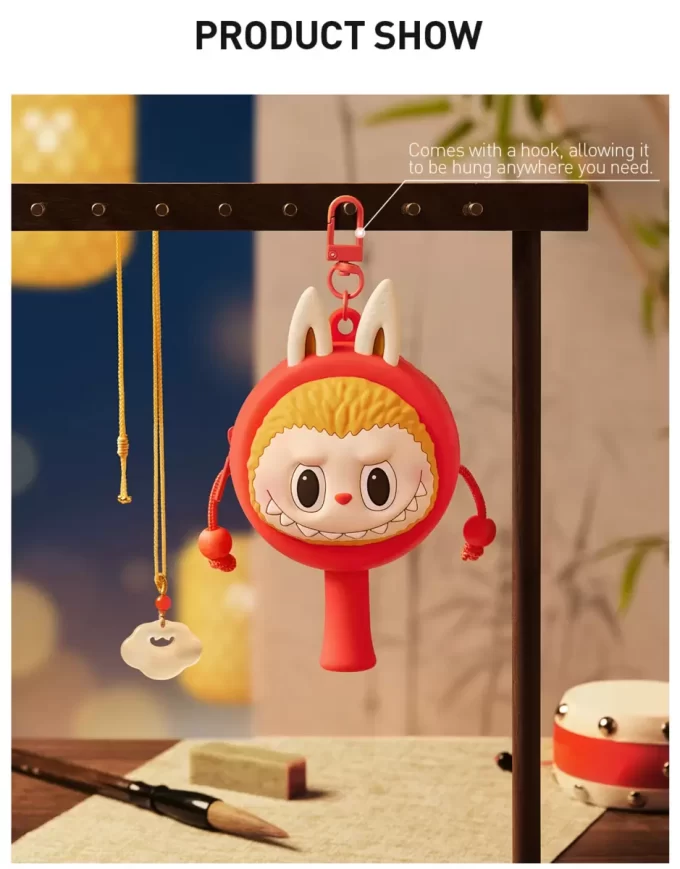 THE MONSTERS Let’s Have Fun Together Series-Rattle-drum Earphone Case