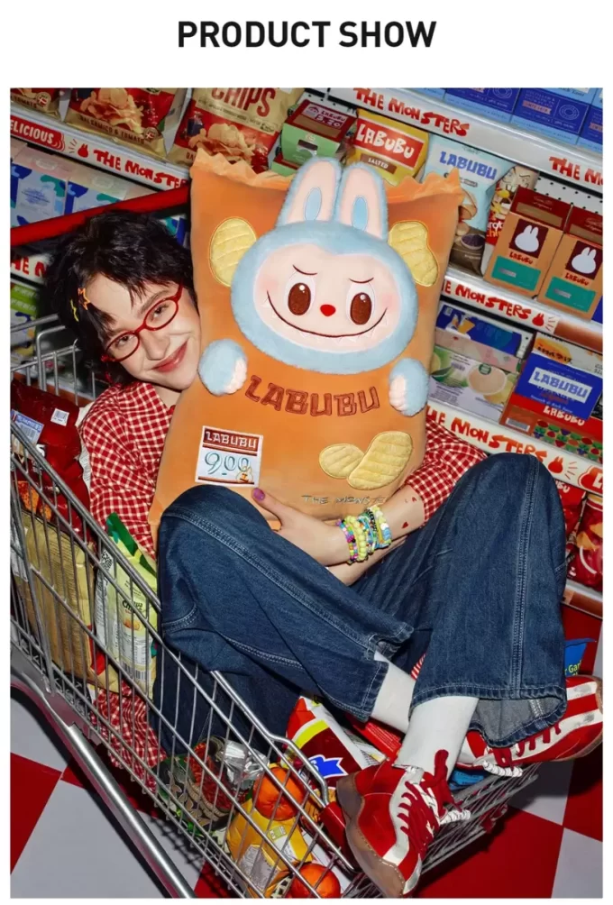 THE MONSTERS Wacky Mart Series-Pillow (Chips)