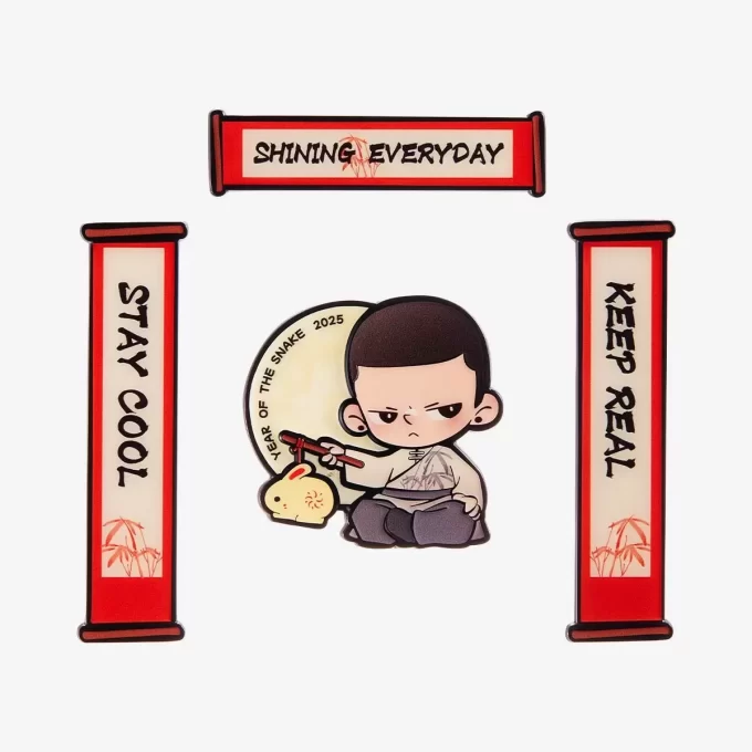 Wealthy Snake’s New Year Celebration Series-Mini Spring Couplets Fridge Magnet Blind Box