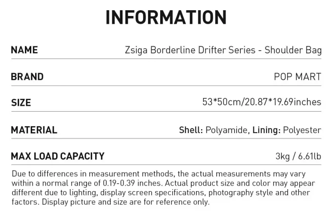 Zsiga Borderline Drifter Series-Shoulder Bag